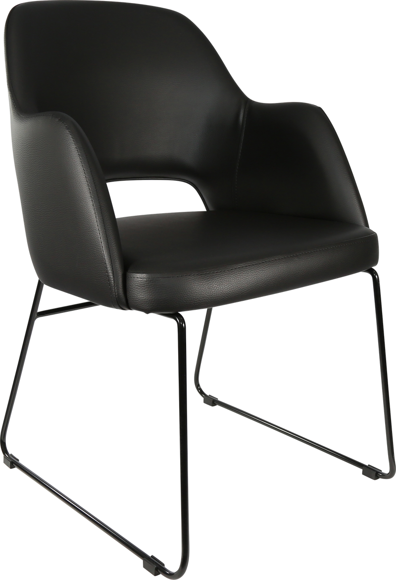Durafurn Sorbet Chair with Black Sled Base