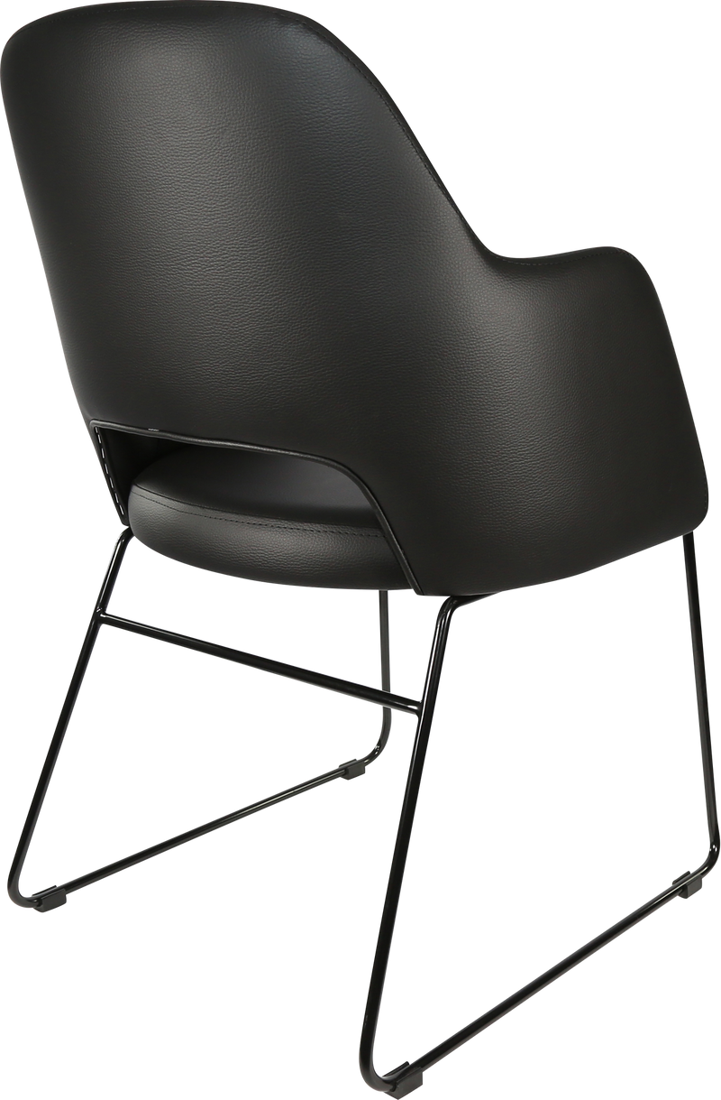 Durafurn Sorbet Chair with Black Sled Base