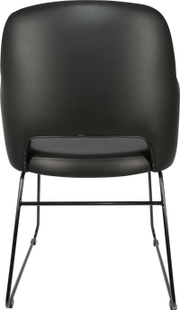 Durafurn Sorbet Chair with Black Sled Base