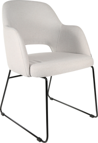Durafurn Semifreddo Chair - Black Sled Base