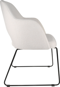 Durafurn Sorbet Chair with Black Sled Base