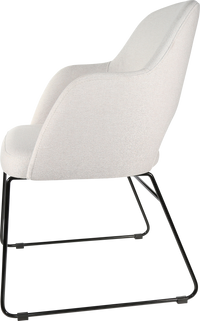 Durafurn Sorbet Chair with Black Sled Base