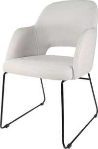 Durafurn Sorbet Chair with Black Sled Base