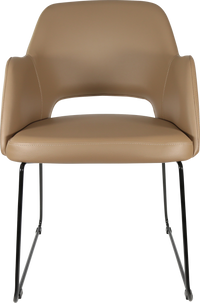 Durafurn Sorbet Chair with Black Sled Base