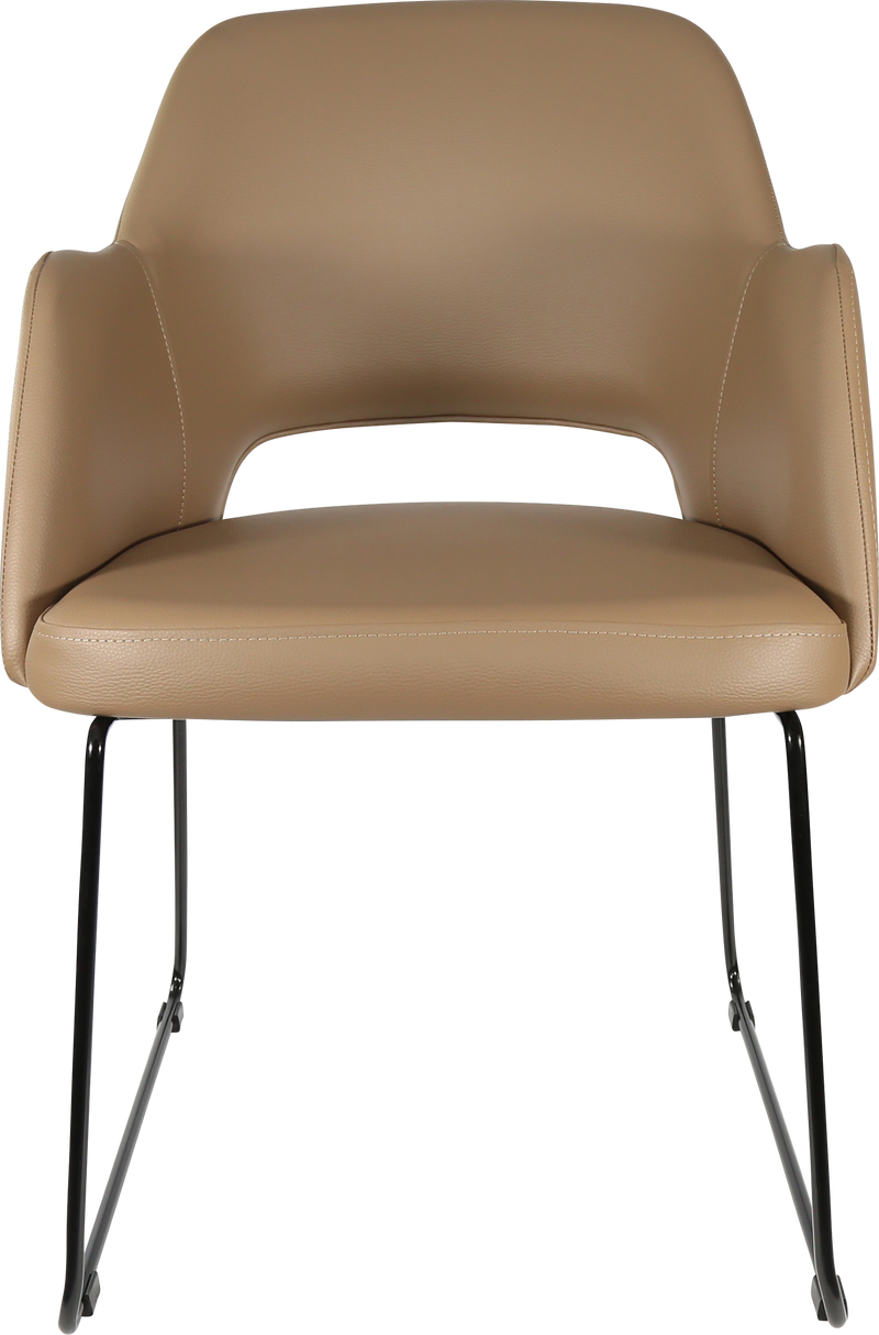 Durafurn Sorbet Chair with Black Sled Base