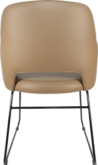 Durafurn Sorbet Chair with Black Sled Base