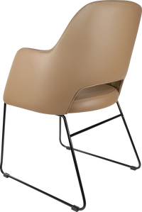 Durafurn Sorbet Chair with Black Sled Base