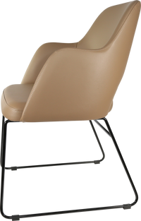 Durafurn Sorbet Chair with Black Sled Base