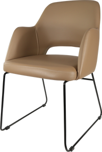 Durafurn Sorbet Chair with Black Sled Base
