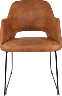Durafurn Sorbet Chair with Black Sled Base