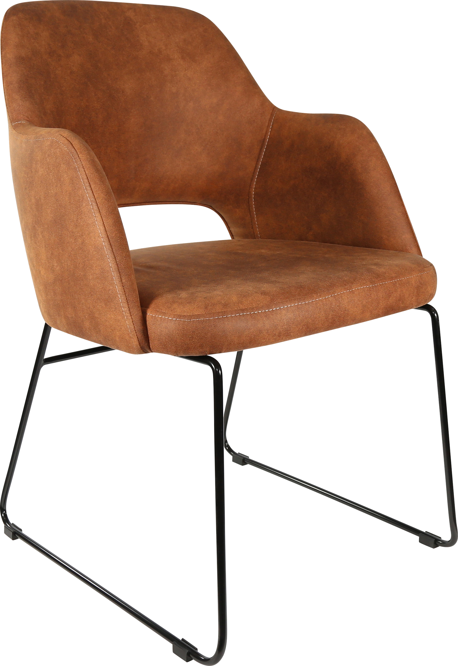 Durafurn Sorbet Chair with Black Sled Base