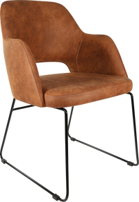 Durafurn Sorbet Chair with Black Sled Base