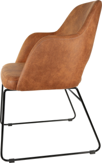 Durafurn Sorbet Chair with Black Sled Base
