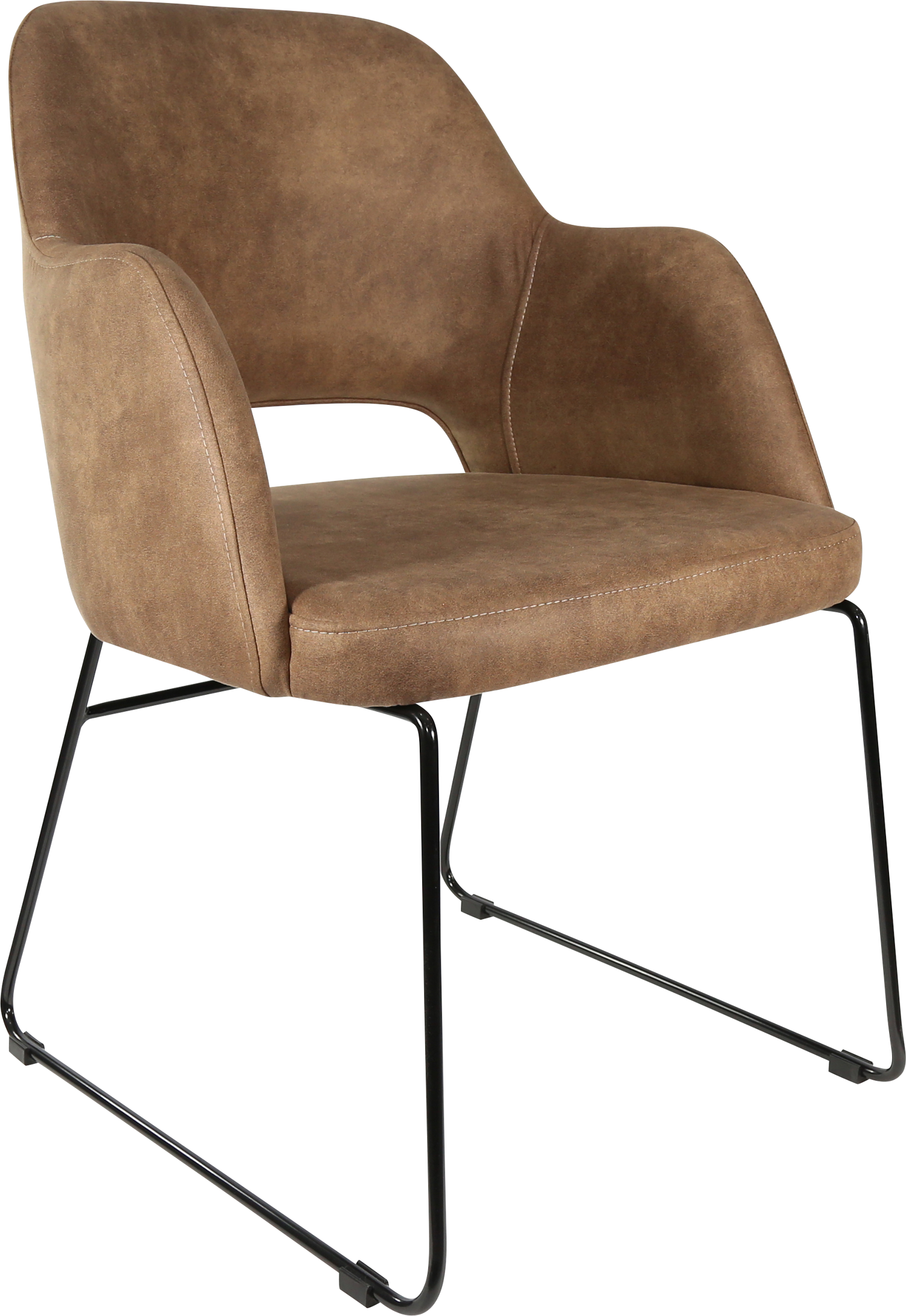 Durafurn Sorbet Chair with Black Sled Base