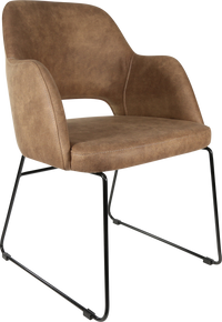 Durafurn Sorbet Chair with Black Sled Base