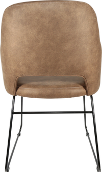 Durafurn Sorbet Chair with Black Sled Base