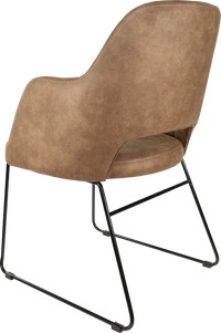 Durafurn Sorbet Chair with Black Sled Base