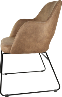Durafurn Sorbet Chair with Black Sled Base