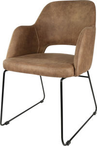 Durafurn Sorbet Chair with Black Sled Base