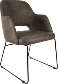 Durafurn Sorbet Chair with Black Sled Base