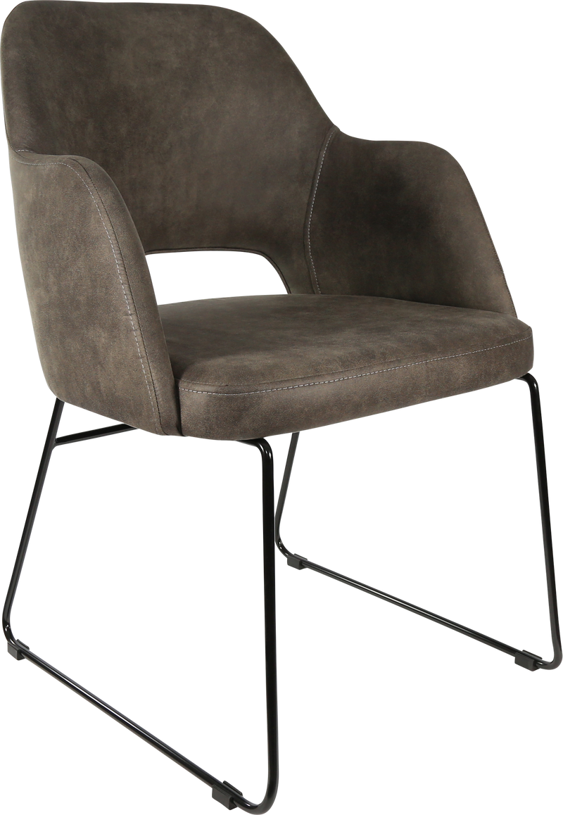 Durafurn Sorbet Chair with Black Sled Base