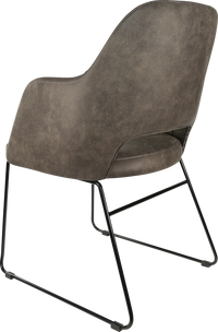 Durafurn Sorbet Chair with Black Sled Base