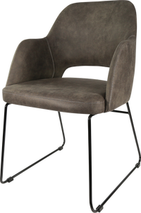 Durafurn Sorbet Chair with Black Sled Base