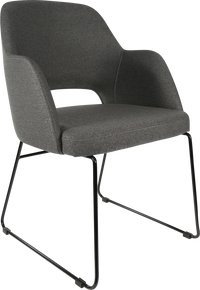 Durafurn Sorbet Chair with Black Sled Base