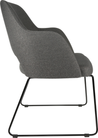 Durafurn Sorbet Chair with Black Sled Base