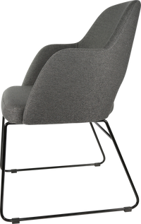Durafurn Sorbet Chair with Black Sled Base