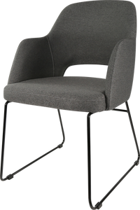 Durafurn Sorbet Chair with Black Sled Base