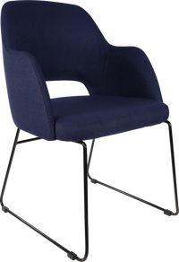 Durafurn Sorbet Chair with Black Sled Base
