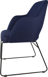 Durafurn Sorbet Chair with Black Sled Base
