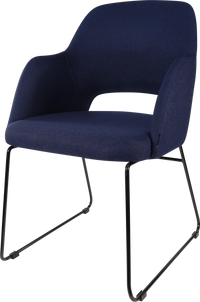 Durafurn Sorbet Chair with Black Sled Base