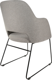 Durafurn Sorbet Chair with Black Sled Base