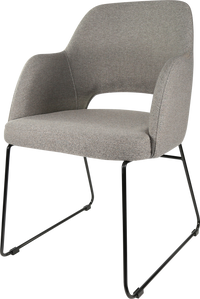 Durafurn Sorbet Chair with Black Sled Base