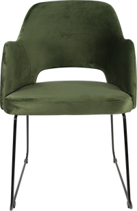 Durafurn Sorbet Chair with Black Sled Base