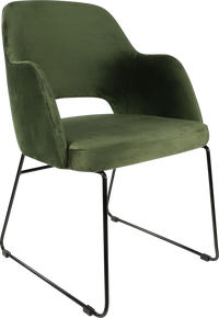 Durafurn Sorbet Chair with Black Sled Base