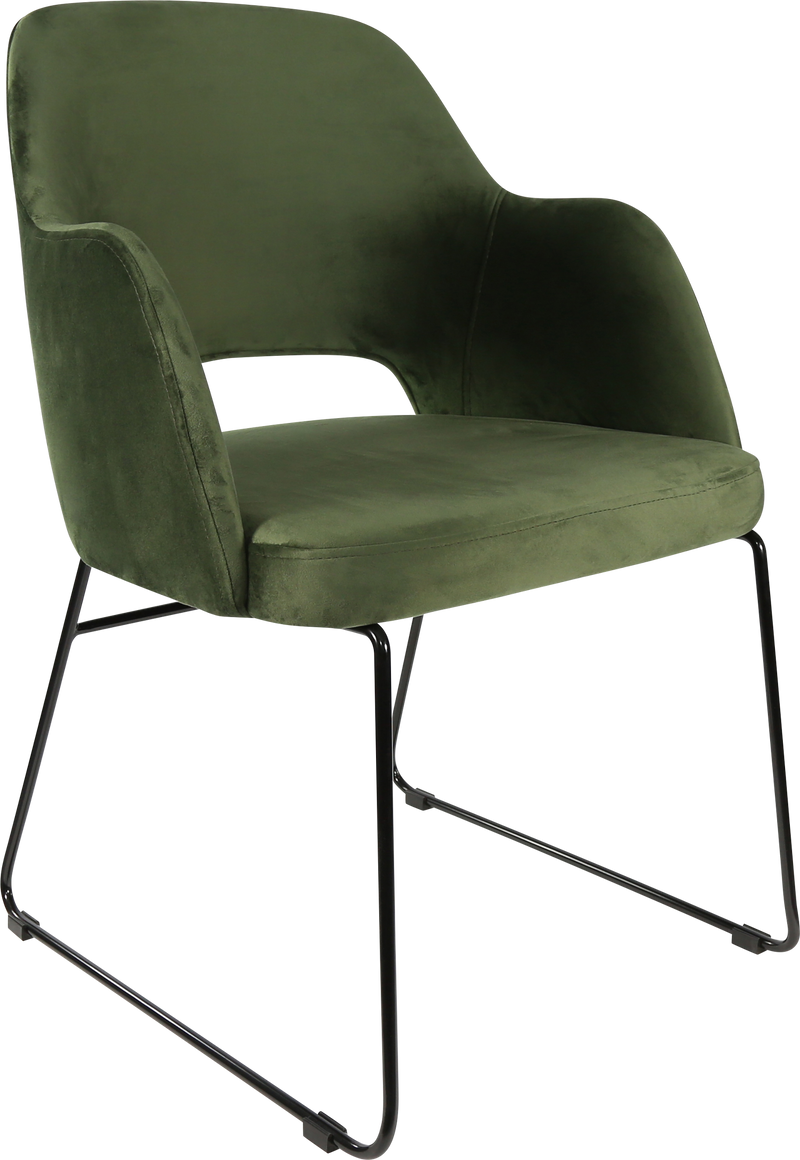 Durafurn Sorbet Chair with Black Sled Base
