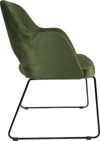 Durafurn Sorbet Chair with Black Sled Base