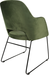 Durafurn Sorbet Chair with Black Sled Base
