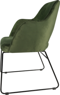 Durafurn Sorbet Chair with Black Sled Base