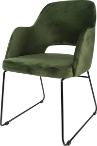 Durafurn Sorbet Chair with Black Sled Base