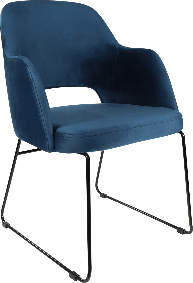 Durafurn Sorbet Chair with Black Sled Base