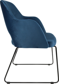Durafurn Sorbet Chair with Black Sled Base