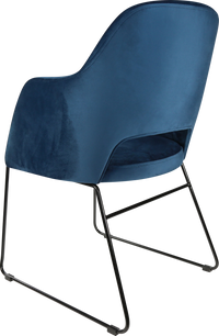 Durafurn Sorbet Chair with Black Sled Base