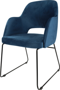 Durafurn Sorbet Chair with Black Sled Base