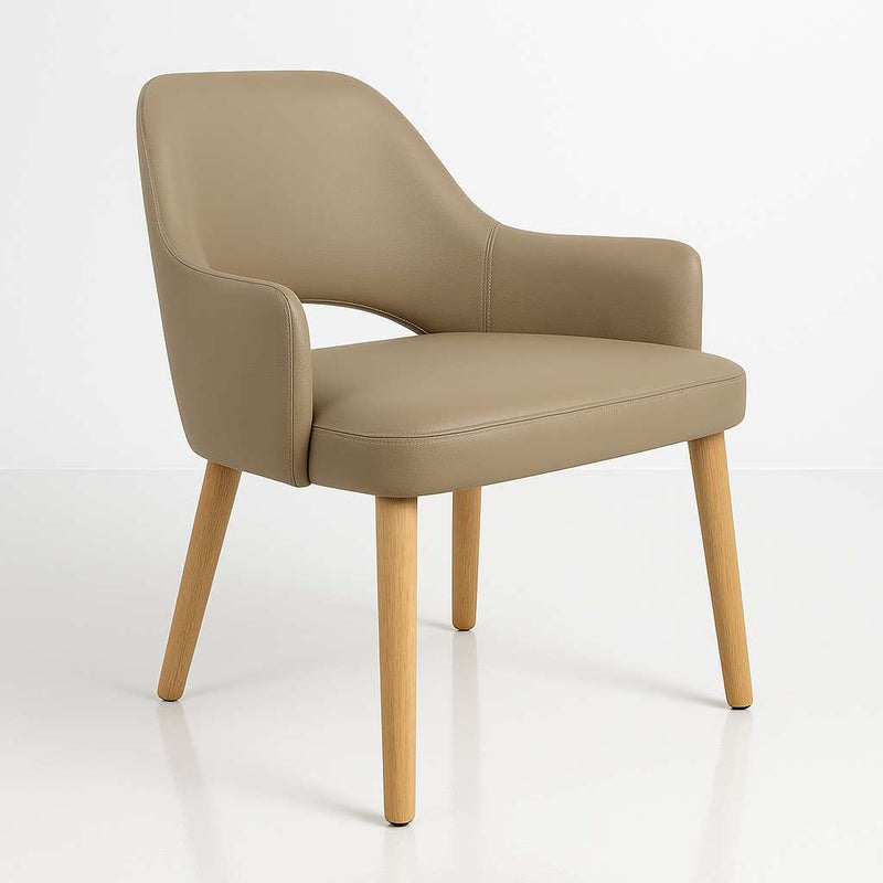 BonBon Armchair - Trojan Oak Legs