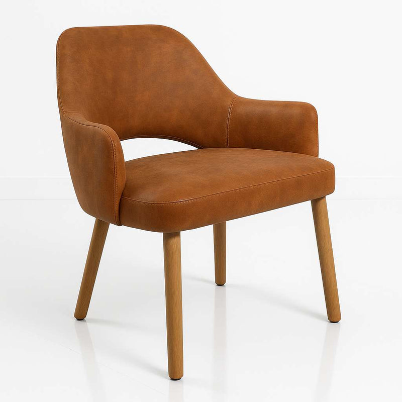 BonBon Armchair - Trojan Oak Legs