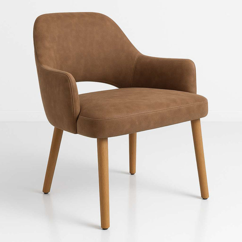 BonBon Armchair - Trojan Oak Legs
